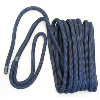 rope mooring line - polyester 14mm x 10m navy