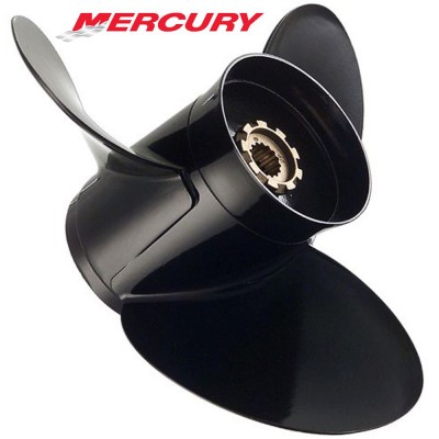 MERCURY Black Max Aluminium 3 Blade Propellers 6 - 15hp Outboards 48-828158A12