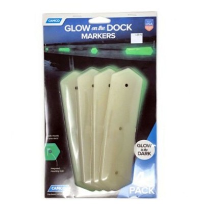 Camco Glow in Dark Dock Markers 