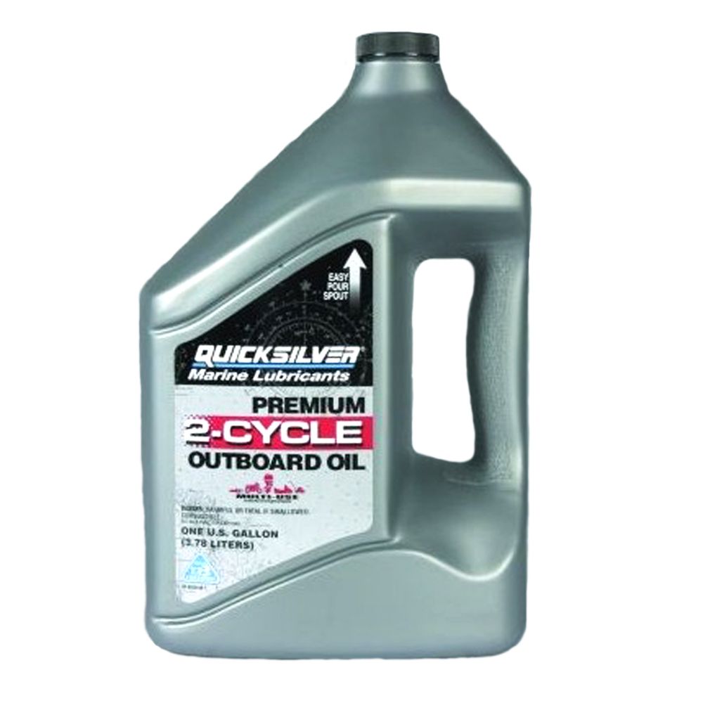 QUICKSILVER Premium 2 Stroke TC-W3 Outboard Oil 4 Litre 92-858022QB1