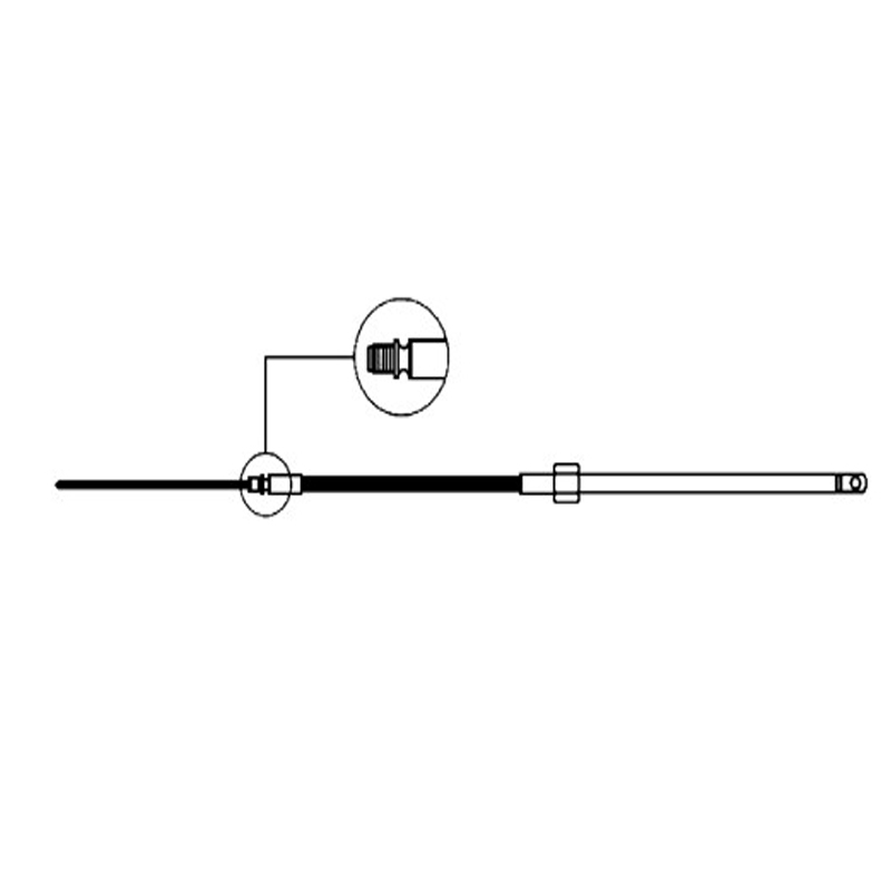 ultraflex m58 outboard steering cable