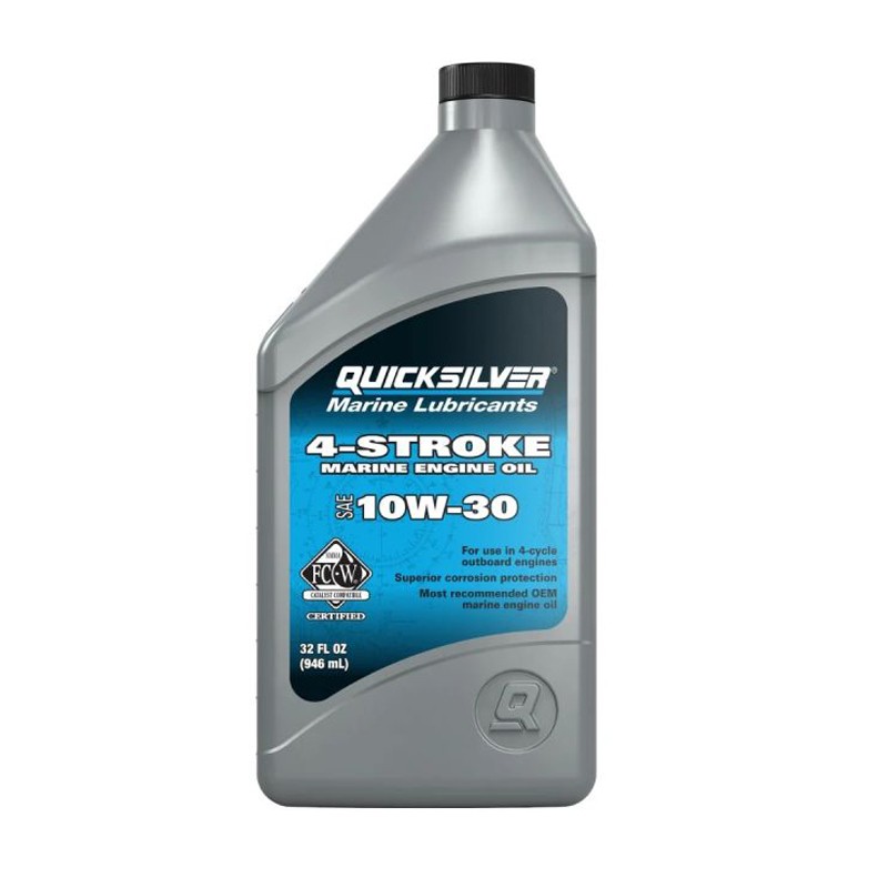 QUICKSILVER 4 Stroke Outboard Oil 1 Litre 10W30 92-8M0086220