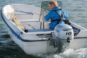 New Honda BF10 electric start tiller steering