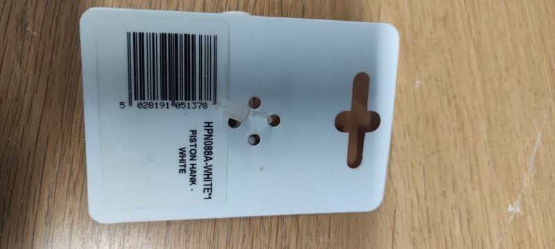 Holt Piston Hanks HPN088A White Nylon. Jib Pi