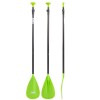 JOBE ALUMINIUM SUP PADDLE LIME 3-PIECE