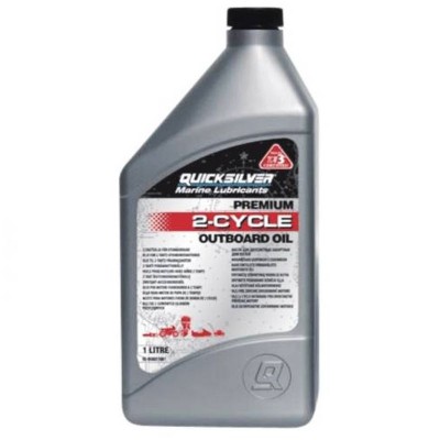 OUTBOARD Oil Quicksilver 2 Stroke Premium TC-W3 1 Litre 92-858021QB1