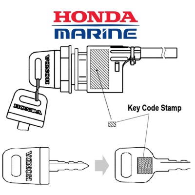 Honda Outboard Key New Variations