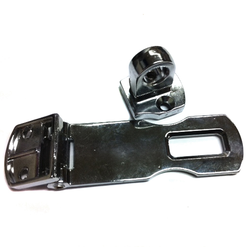 Locking 80mm Stainless Steel Hasp & Keys